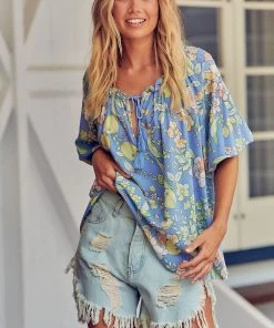 Jaase Sebastian Blouse - Blue Dusk