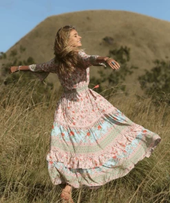 Tulle And Batiste Havillah Maxi Dress - Lotus - Preorder Dresses