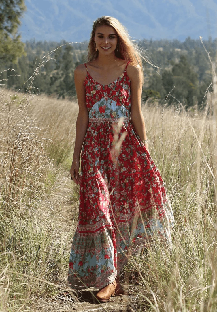 Tulle And Batiste Ravennah Maxi Dress - Rococco Red - Preorder 3 Tulle And Batiste Ravennah Maxi Dress - Rococco Red - Preorder