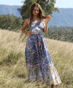 Tulle And Batiste Ravennah Maxi Dress - Lapis Lazuli - Preorder Dresses