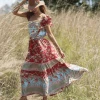 Tulle And Batiste Hannah Maxi Dress - Rococco Red - Preorder Dresses