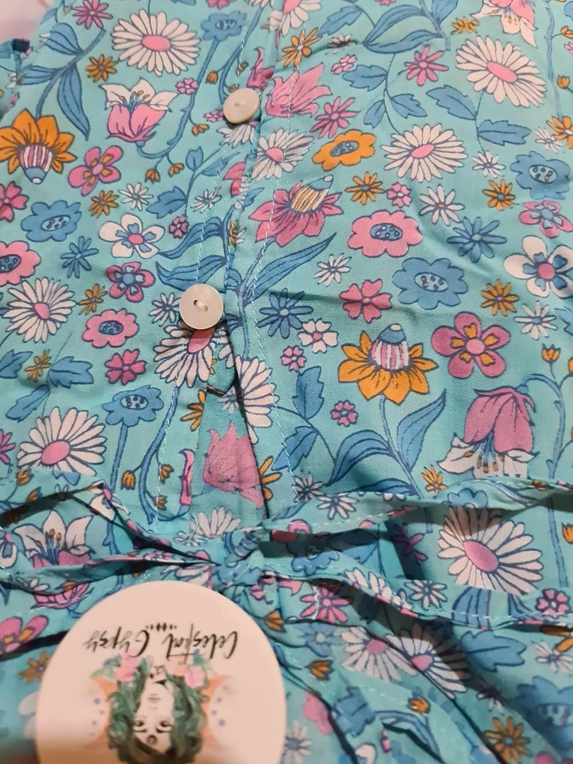 CELESTIAL GYPSY Holly Swing Dress - Turquoise Dresses 8 CELESTIAL GYPSY Holly Swing Dress - Turquoise Dresses