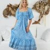 IRIS MAXI Dua Maxi Dress - Sapphire Blue Dresses