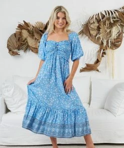 IRIS MAXI Dua Maxi Dress - Sapphire Blue Dresses