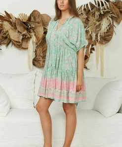 IRIS MAXI Euphoria Mini Dress - Mint