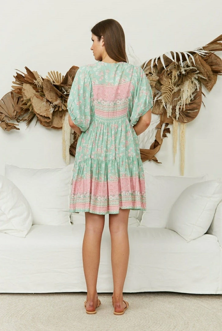 IRIS MAXI Euphoria Mini Dress - Mint 4 IRIS MAXI Euphoria Mini Dress - Mint