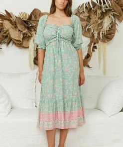 IRIS MAXI Dresses Euphoria Midi Dress - Mint 9 IRIS MAXI Dresses Euphoria Midi Dress - Mint