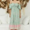 IRIS MAXI Dresses Euphoria Midi Dress - Mint