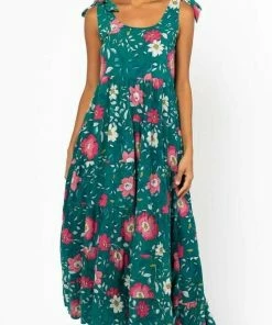 LABEL OF LOVE Dresses Petal Maxi Dress - Green