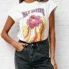 PAPER HEART Wild Dreams Tee - White Tops