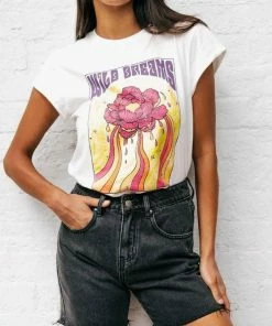 PAPER HEART Wild Dreams Tee - White Tops
