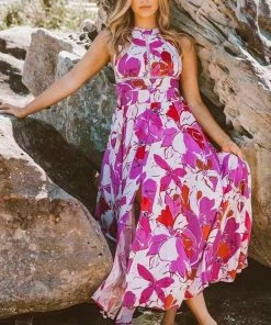 LABEL OF LOVE Candy Maxi Dress - Pink