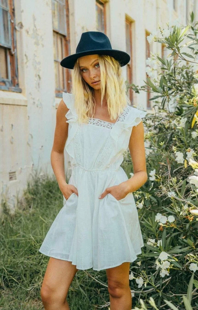 PAPER HEART Tree Tops Dress - White 1 PAPER HEART Tree Tops Dress - White