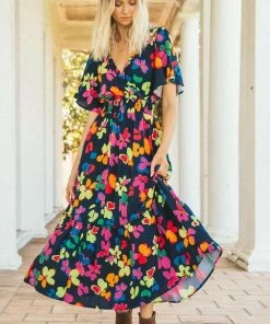 LABEL OF LOVE Addison Maxi Dress - Multi