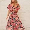 LABEL OF LOVE Dresses Gigi Midi Dress - Floral Bouquet