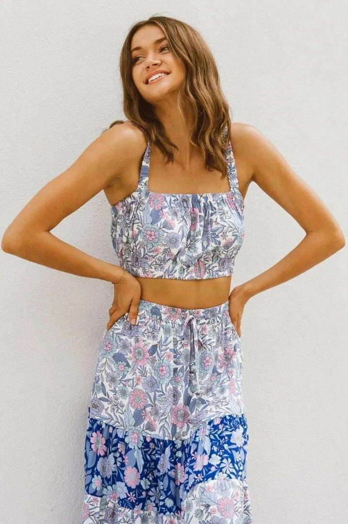 PAPER HEART Clarissa Crop Top - Skies Tops 1 PAPER HEART Clarissa Crop Top - Skies Tops