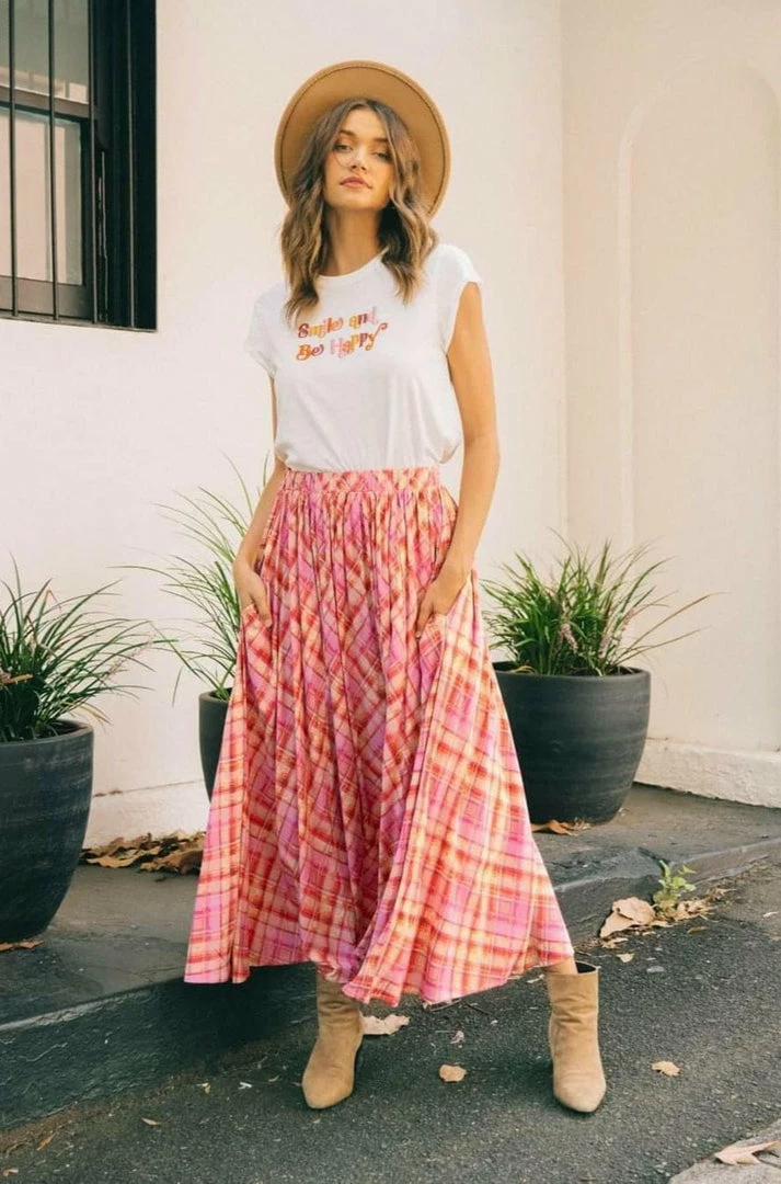 PAPER HEART Bottoms Briella Skirt - Candy 1 PAPER HEART Bottoms Briella Skirt - Candy