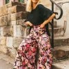 LABEL OF LOVE Bottoms Bronte Pants - Floral Goddess