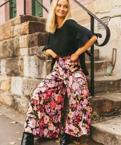 LABEL OF LOVE Bottoms Bronte Pants - Floral Goddess