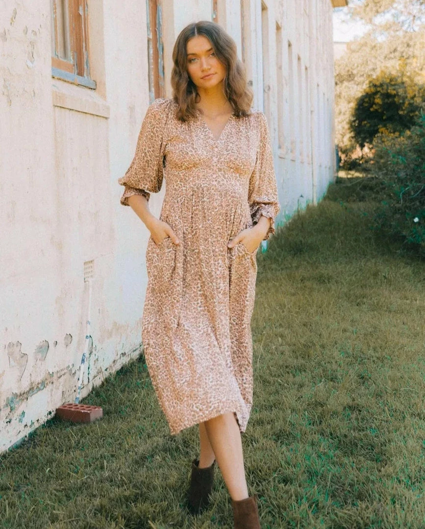 LABEL OF LOVE Pixie Maxi Dress - Leopard Dresses 1 LABEL OF LOVE Pixie Maxi Dress - Leopard Dresses