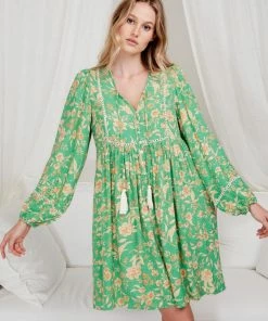 IRIS MAXI Dresses Jillian Mini Dress - Green
