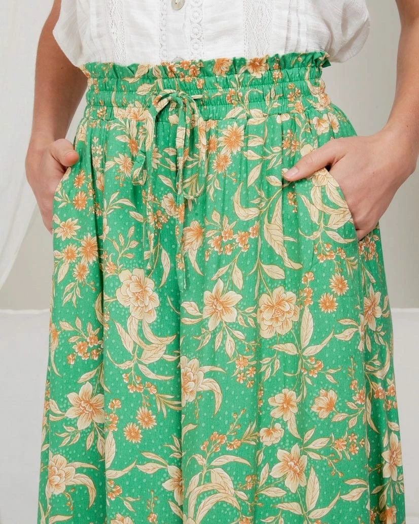 IRIS MAXI Jillian Culottes - Green Bottoms 3 IRIS MAXI Jillian Culottes - Green Bottoms