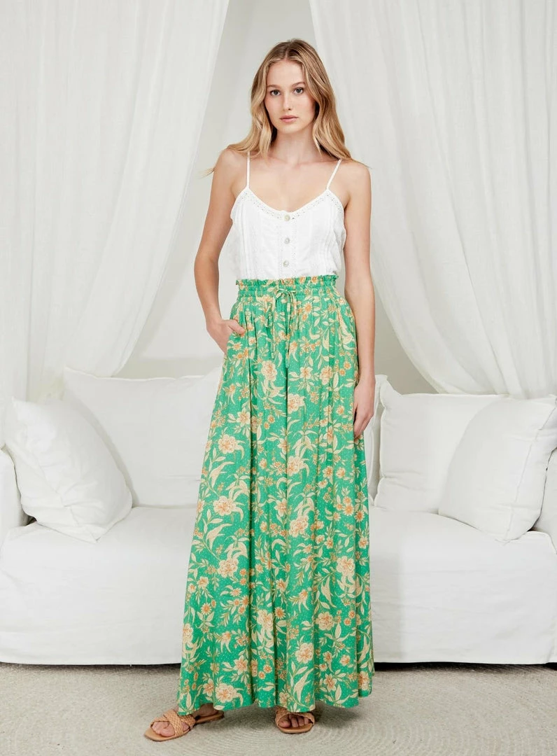 IRIS MAXI Jillian Culottes - Green Bottoms 4 IRIS MAXI Jillian Culottes - Green Bottoms