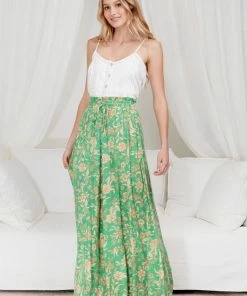 IRIS MAXI Jillian Culottes - Green Bottoms