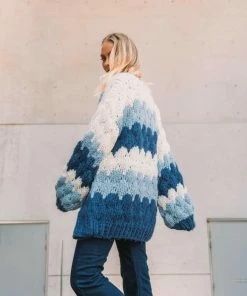 PAPER HEART Knitwear Blue Skies Cardigan (HANDMADE)
