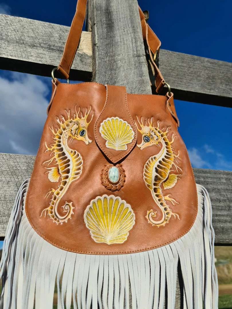 CELESTIAL GYPSY Seahorse Paradise Bag - Sea Shell 9 CELESTIAL GYPSY Seahorse Paradise Bag - Sea Shell