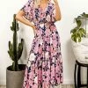 LABEL OF LOVE Isla Maxi Dress - Pink Floral