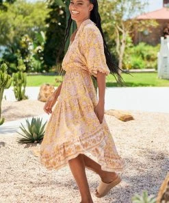 Jaase Dresses Jasmine Midi Dress - Elodie