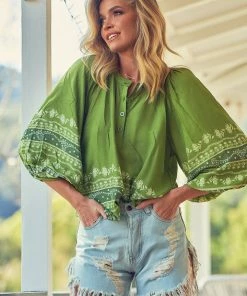 Jaase Julianna Top - Eshana Olive