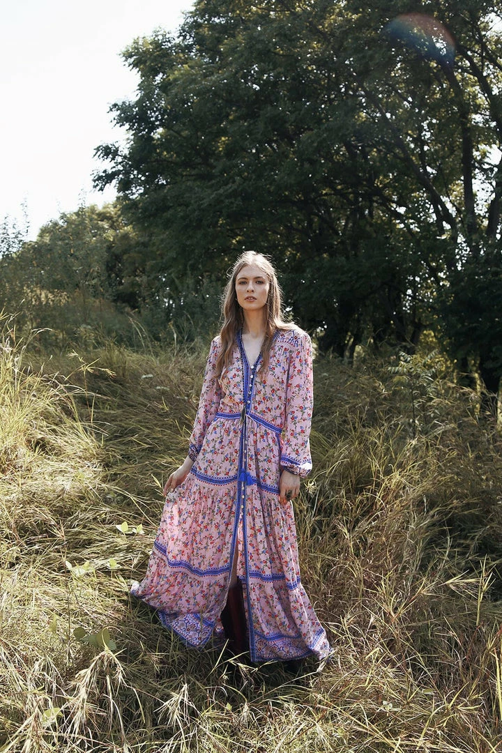 Tulle And Batiste Dresses Alannah Maxi Dress - Dawn Pink - Preorder 1 Tulle And Batiste Dresses Alannah Maxi Dress - Dawn Pink - Preorder