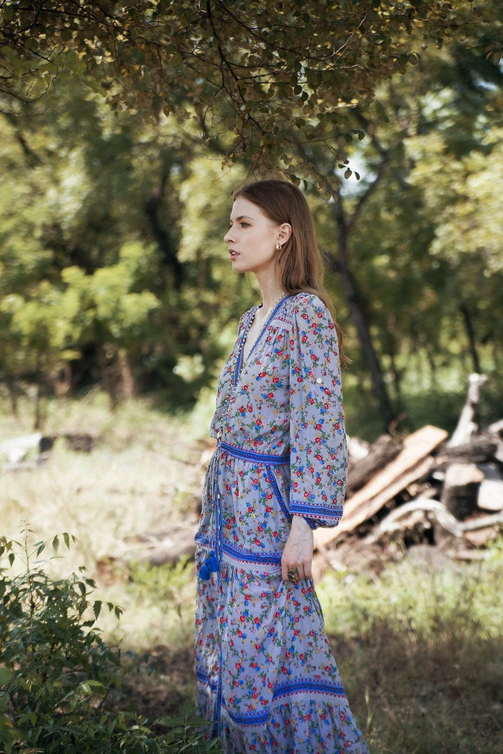 Tulle And Batiste Dresses Alannah Maxi Dress - Lavender Grey - Preorder 2 Tulle And Batiste Dresses Alannah Maxi Dress - Lavender Grey - Preorder