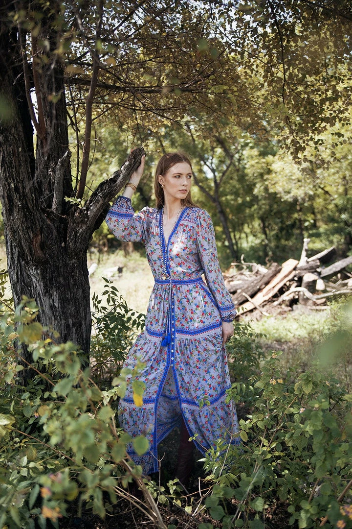 Tulle And Batiste Dresses Alannah Maxi Dress - Lavender Grey - Preorder 3 Tulle And Batiste Dresses Alannah Maxi Dress - Lavender Grey - Preorder