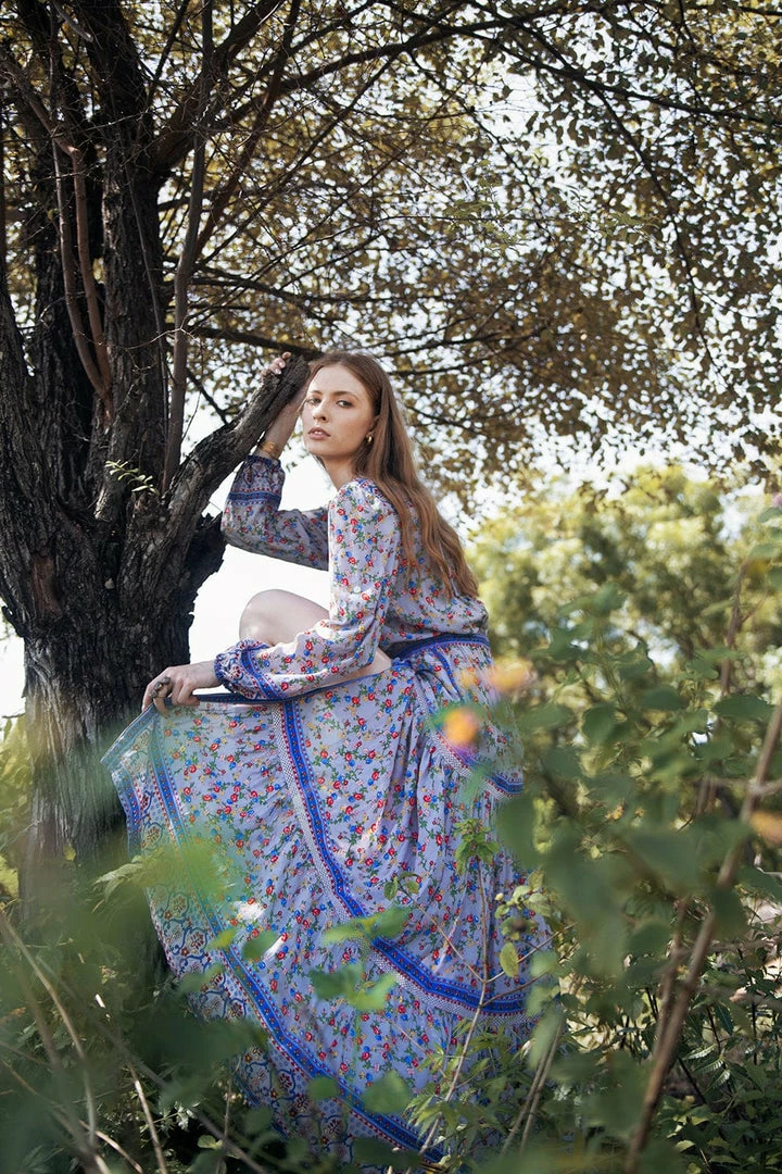 Tulle And Batiste Dresses Alannah Maxi Dress - Lavender Grey - Preorder 5 Tulle And Batiste Dresses Alannah Maxi Dress - Lavender Grey - Preorder