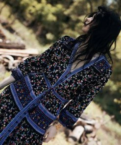 Tulle And Batiste Dresses Alannah Maxi Dress - Moonless Black - Preorder