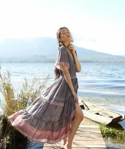 Tulle And Batiste Amira Wrap Dress - Teal - Preorder Dresses