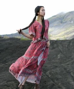 Tulle And Batiste Bottoms Amira Wrap Skirt - Scarlet - Preorder 6 Tulle And Batiste Bottoms Amira Wrap Skirt - Scarlet - Preorder