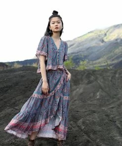 Tulle And Batiste Bottoms Amira Wrap Skirt - Teal - Preorder