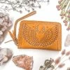 MAHIYA Angel Wings Wallet - Tan Black Dresses