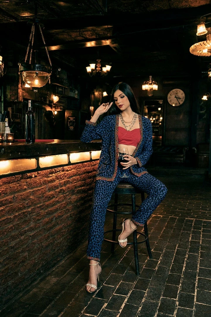 Tulle And Batiste Bianca Blazer - Electric Blue - Preorder 1 Tulle And Batiste Bianca Blazer - Electric Blue - Preorder