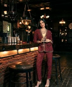 Tulle And Batiste Bianca Blazer - Tango Red - Preorder Jackets & Coats