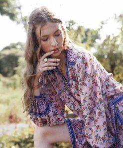 Tulle And Batiste Dresses Brenda Wrap Mini Dress - Dawn Pink - Preorder