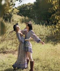 Tulle And Batiste Dresses Brenda Wrap Mini Dress - Lavender Grey - Preorder 12 Tulle And Batiste Dresses Brenda Wrap Mini Dress - Lavender Grey - Preorder