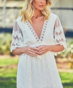 Jaase Bungalow Maxi Dress - White Embroidered 15 Jaase Bungalow Maxi Dress - White Embroidered