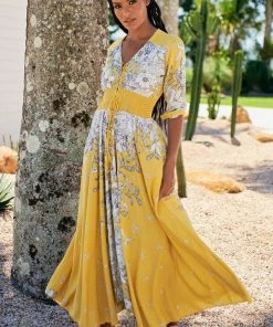 Jaase Indiana Maxi Dress - Calla Lily
