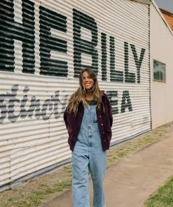 We The Wild Collective Jackets & Coats Jumbo Whale Cord Jacket - Plum 11 We The Wild Collective Jackets & Coats Jumbo Whale Cord Jacket - Plum