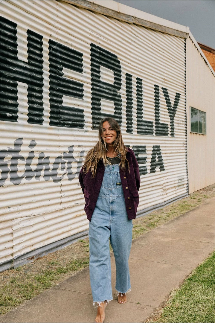 We The Wild Collective Jackets & Coats Jumbo Whale Cord Jacket - Plum 3 We The Wild Collective Jackets & Coats Jumbo Whale Cord Jacket - Plum